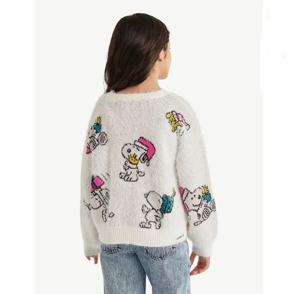 Girls Justice x Snoopy Collab Sweater Shirt Size XLP